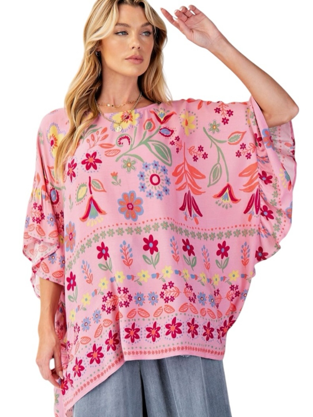258:  EASEL NWT TOP CALYPSO PINK (H31)
